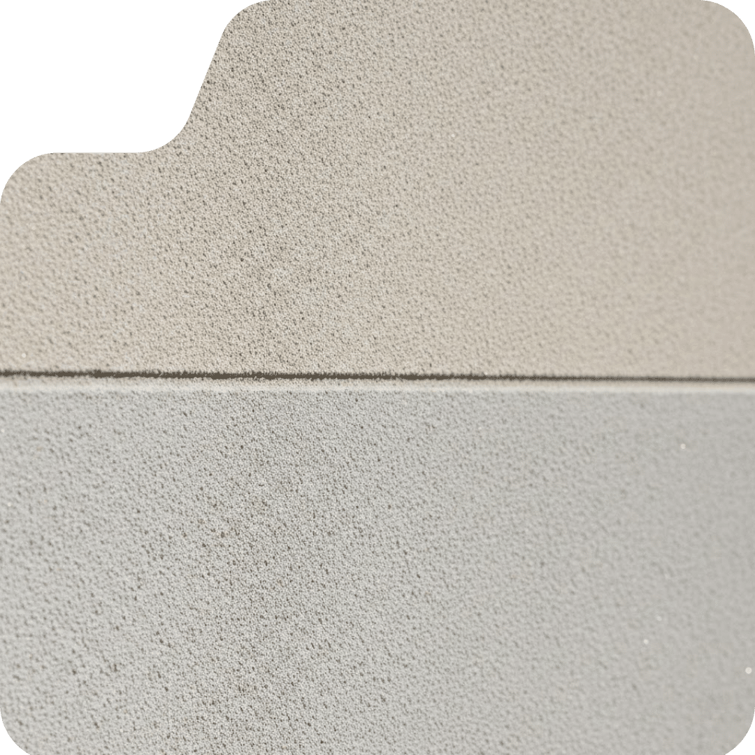 Close-up of textured render finish on a Sydney home