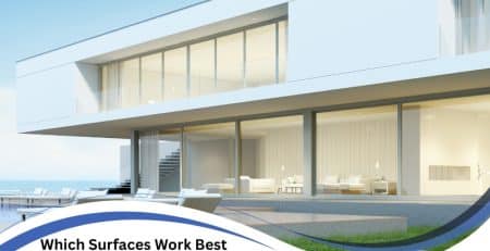 Modern house exterior showcasing smooth walls ideal for acrylic render application