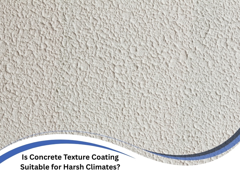 white concrete texture coating surface for harsh climate applications