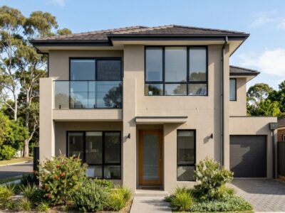 Long-lasting rendered facade on a Sydney home